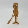 Cartoon Creative Tung Tung Sahur Figure Toy Italian Brainrot Wooden Stick Collection Ornaments Game Peripheral Toys Desktop Doll Decoration Birthday Gift. 