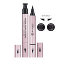 Linman Yuanyan 2 Pens Winged Eyeliner Stamp Black Brown Liquid Eyeliner PFifty percent discount en Triangle Seal 2-in-1 Waterproof Makeup Kit With Eye Liner Pencil. 