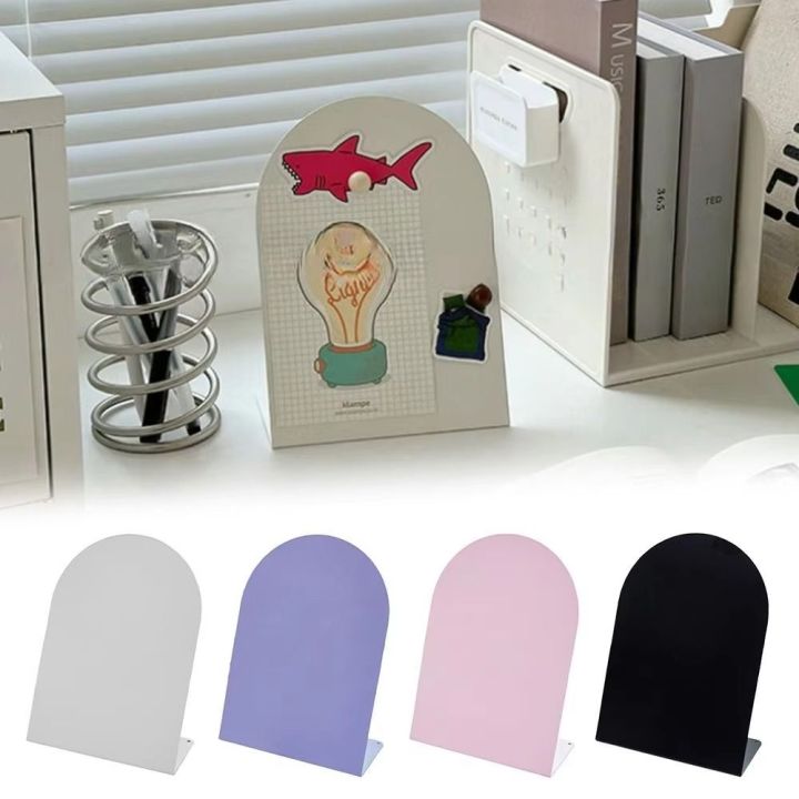 Note Board Metal Desktop Message Board Standing Plates Storage Board ...