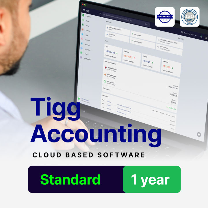 Tigg Accounting Software (1 year, Standard Package)