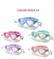 Kids Professional  With Earplugs Anti-Fog Swimming Goggles With Silicone Waterproof Swimming Eyewear. 