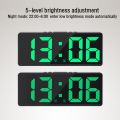 Home Decor Temperature Calendar Number Clock Backlight Alarm Clock Electronic Clock LED Digital Large Number. 