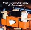 Car Backseat Storage Box Hanging Seat Hook Storage Cup Holder Universal Car Interior Seat Back Organizer Multifunctional 4-in-1 Storage Box. 