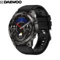 Daewoo Dream Series DM50 Smartwatch:1.43" AMOLED HD Full Touch Screen, BT Call, BT Music, Blood Oxygen, NFC, Always On Display, Double Button, IP68 Waterproof, 400 mah Battery, Siri Assistant, Lady Health. 