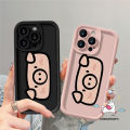 Pink Cute Pig Head Couple Graffiti Cover Compatible For IPhone 11 15 14 13 12 Pro Max 7Plus XR XS Max X 15 7 6s 6 8 Plus SE 2020 Angel Eye Soft Case. 