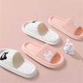 Thick Sole Beach Slides Comfortable Ultra Light Cartoon Design Bathroom Sandals Anti Slip Soft Couples Slipper for Beachwear. 