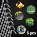 OYPFXMI Tent Pegs 24 PCS 124cm Metal Heavy Duty Tent Hooks Aluminum Alloy Rust Free Camping Tent Ground Pegs. 