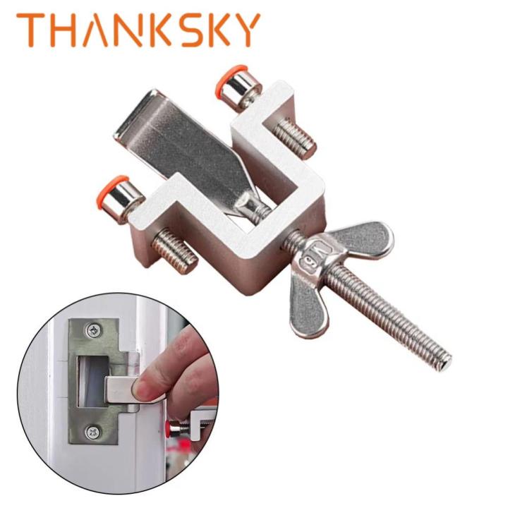 Door Blocker Ruler Lightweight Dual Nut Portable Door Lock Adjustment Thickened Door Stop ...