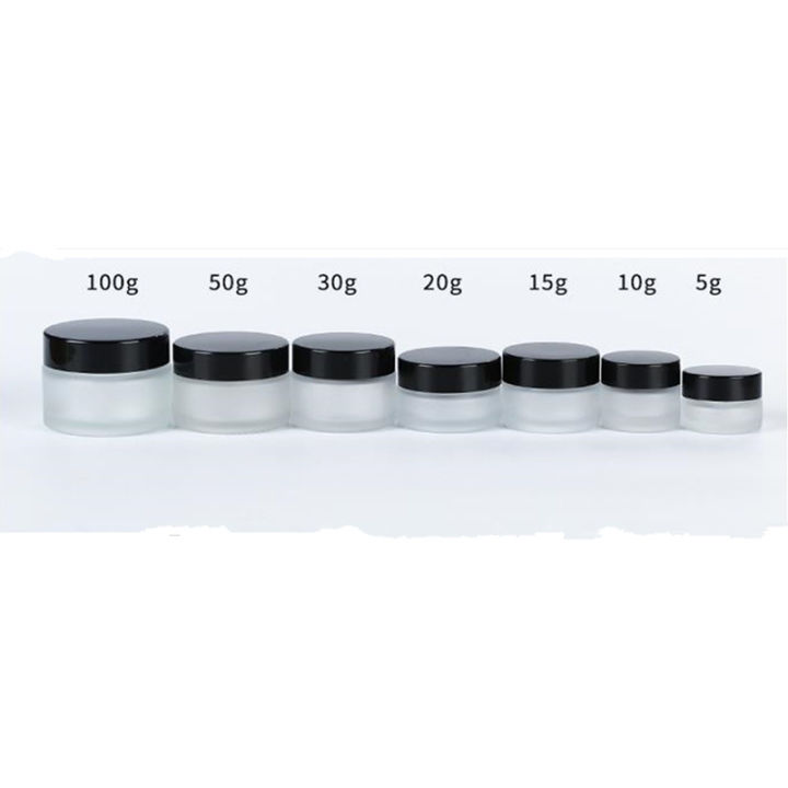 Frosted%20Glass%20Jar%20Refillable%20Ointment%20Bottles%20Empty%20Cosmetic%20Jar%20Pot%20Eye%20Shadow%20Face%20Cream%20Container%205/10/15/20/30/50/100g%20-%20Image%204