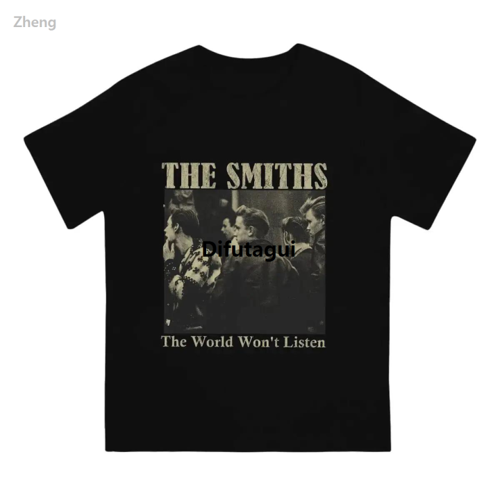 Difutagui%20Zheng%20High%20Quality%20The%20Smiths%20Women's%20T-shirt%20Retro%20Commemorative%20New%20style%20Classic%20Printed%20T-shirt%20Street%20Wear%20Loose%20T-shirt%20Women%20Clothing%20-%20Image%202