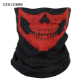 DISICHEN Outdoor Bicycle Cycling Ski Windproof Skull Half Face Mask Ghost Scarf Multi Use Hiking Camping Hunting Running Neck Warmer. 