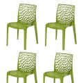 Supreme Molded Plastic Web Chair( Set of 4 chairs). 