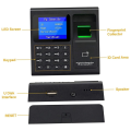 Time Attendance Machine Fingerprint Password Time Clock for Employee with Finger Scan, RFID and PIN Punching in One Easy Install. 