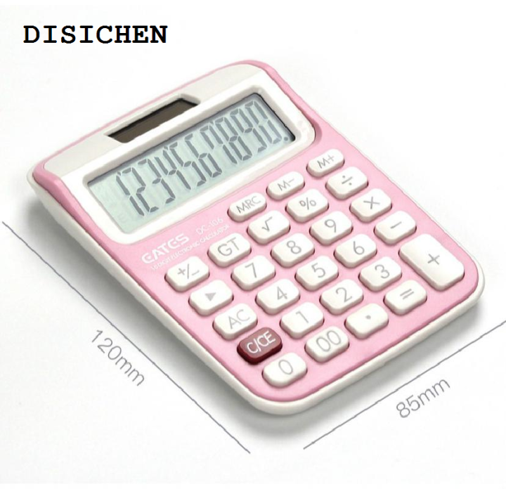 DISICHEN%20Luxury%20Calculator%20Trumpet%20Mini%20Small%20calculator%20Girl%20Cute%20Pink%20Student%20Comtable%20Portable%20Student%20White%20Calculator%20Office%20Supplies%20Solar%20-%20Image%205