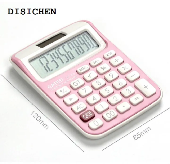 DISICHEN%20Luxury%20Calculator%20Trumpet%20Mini%20Small%20calculator%20Girl%20Cute%20Pink%20Student%20Comtable%20Portable%20Student%20White%20Calculator%20Office%20Supplies%20Solar%20-%20Image%205