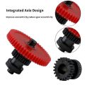 Extruder Gear Compatible with ELEGOO Neptune 4 /Pro/Plus/Max Hardened Steel Dual Gear Kit One Shaft Design Precision Bearings Upgraded 3D Printer Parts. 