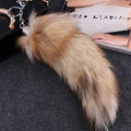 New Fashion Fox Tail Fur Keychains Unisex Pompom Pendant Car Keyring Holder Cute Key Chains Charm Bag Couple Gifts. 