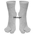 Difutagui Japanese Unisex Fiber Two Finger Socks Flip Flop Sandal Split New style Toe Tabi Ninja Geta Socks Deodorant Breathable Long Sock. 