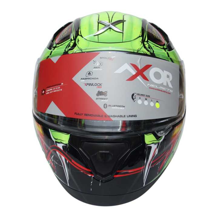Axor Apex Venomous Glossy Full Helmet, L, 1600g