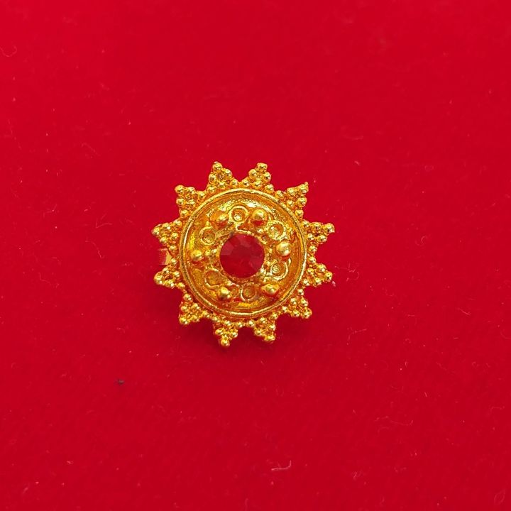 Golden/Red Star Shaped Fuli Nose Hook Design Jewellery For Women