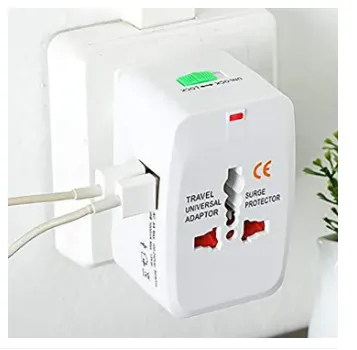 The Universal Travel plug adapter converter with universal socket