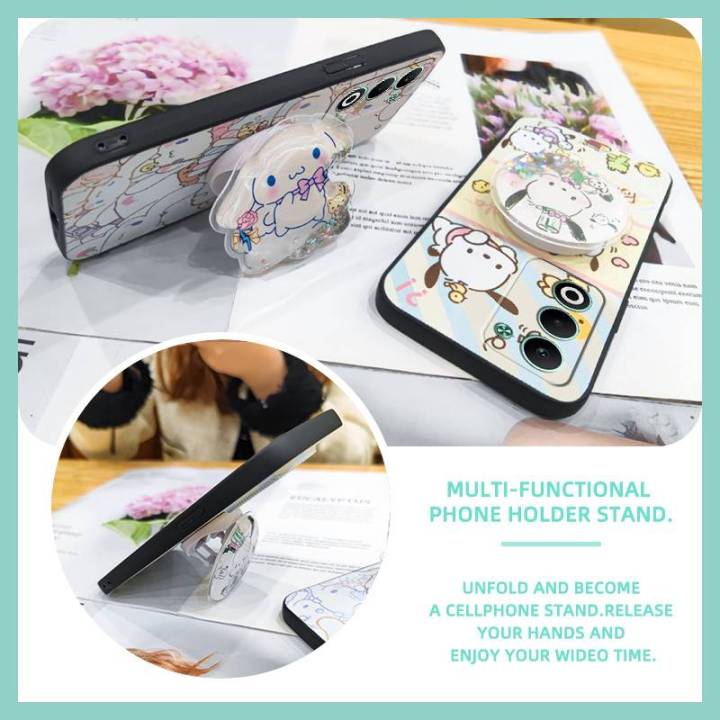 TPU%20Protective%20Phone%20Case%20For%20OPPO%20A5%205G/4G%202025%20Global%20Anti-knock%20Quicksand%20cute%20Durable%20Cartoon%20Glitter%20Kickstand%20-%20Image%202