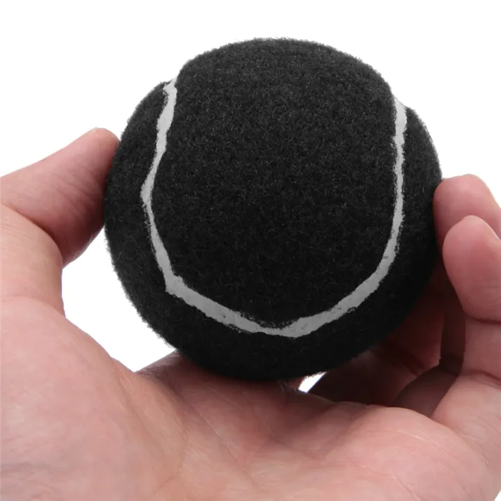 24Pcs%20Pack%20Tennis%20Balls%20Wear-Resistant%20Elastic%20Training%20Balls%2066mm%20Ladies%20Beginners%20Practice%20Tennis%20Ball,Black%20-%20Image%203