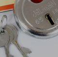 Door Padlock| Stainless Steel Strong Durable Round Shaped Multipurpose Indian Made Pad Lock - 65mm | Multipurpose Padlock. 
