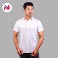 Nyptra White Half Sleeves Premium Cotton Shirt For Men - Fashion | Shirts For Men | Formal Shirts | Men's Wear |. 