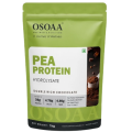OSOAA Pea Protein Hydrolysate Double Rich Chocolate | 26g Protein, 4.78g BCAA, 4.86g Fiber per Serve | No Chalky Aftertaste, Easy to Digest, No Added Sugar | 1kg (27 Servings). 