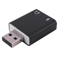 FORIDE 3X 7.1-Channel Aluminum Alloy USB Sound Card Computer External Sound Card USB7.1 Sound Card Analog Sound Card. 