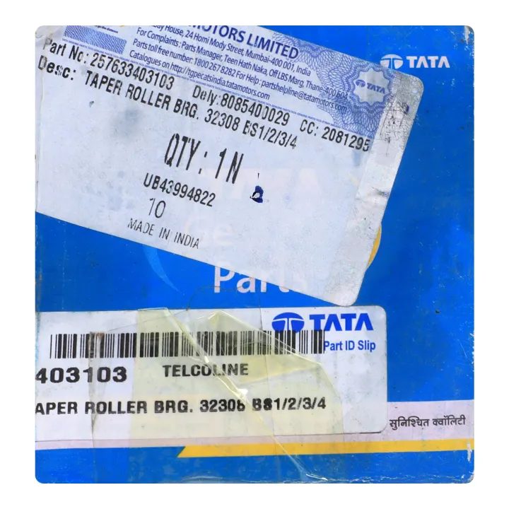 TATA%20Genuine%20Parts,%20257633403103%20Taper%20Roller%20Bearing%2032308%20-%20Image%203
