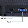 22 Inch LED Monitor With VGA & HDMI Supported, HDMI Cable Included  Black In Color. 