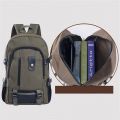 Vintage Camping Bag Canvas Backpack Laptop Bag Schoolbag Rucksack. 