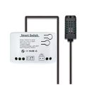 (GGBR) Tuya Zigbee 1 Gang Smart Switch with Temperature Humidity Sensor,Tuya Smart Life APP,Passive Dry Contact Relay DC 7-32V. 