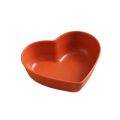 Nordic Style Heart Shape Seasoning Dish Cute Mini Wheat Straw Sushi Seasoning Dish Washable Unbreakable Salted Cabbage Dish Restaurant. 