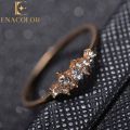 Enacolor Fashion 18k Nine Rings for Women  Girls Engagement Valentine's Day Gifts. 