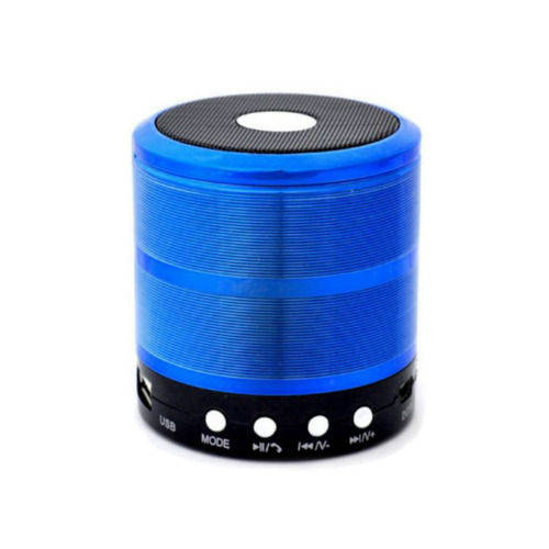 Metallic Body Finish Portable Wireless Mini Loud Bluetooth Speaker