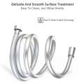 2m/1.5m/1.2m super soft silicone shower hose anti-twist gun metal bathroom long water high quality pvc pipe. 