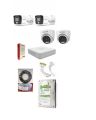 Hikvision 4 Channel AHD Hybrid Llight CCTV Package with 500 GB HDD. 