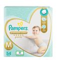 Pampers Premium Care Pants, Medium size baby Diapers, (M) 54 Count Softest ever Pampers Pants. 