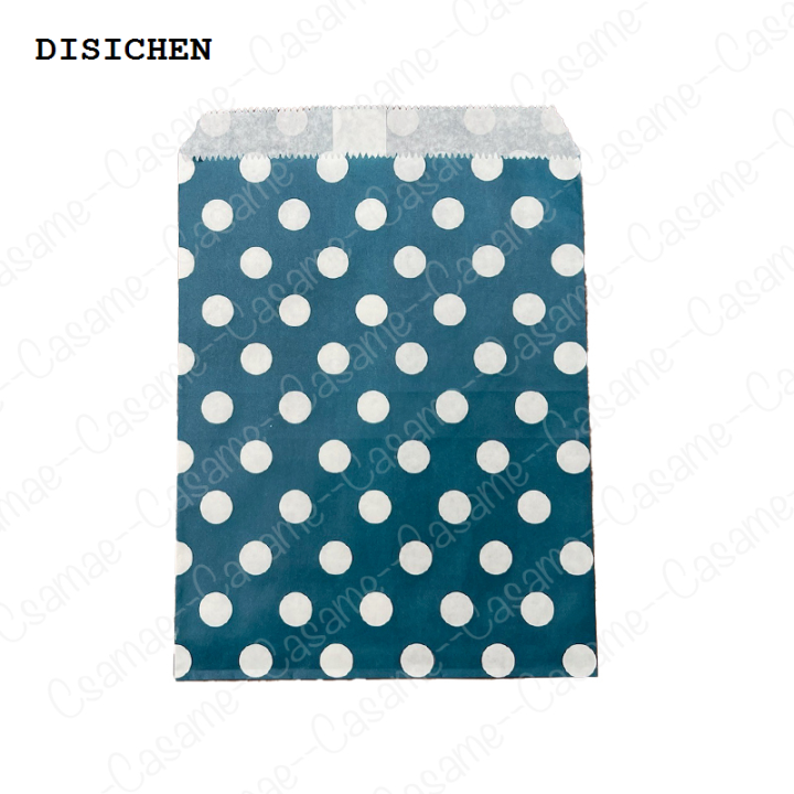 DISICHEN%20Profesional%2050%20pcs%205x7%20inch%20Paper%20Bag%20Four%20Leaf%20Clover%20Polka%20Dot%20Wavy%20Kraft%20Paper%20Bag%20Mixed%20Cookies%20Candy%20Gift%20Wrapping%20Bag%20For%20Christmas%20-%20Image%202