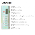 Difutagui 2025 New Ruler Calculator 8 Digits Professional Clear Screen Electronic Calculator Lightweight Electronic Calculator Office Supplies. 
