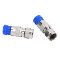 50PCS RG6 Compression Connectors Coaxial Cable Waterproof Connection F Compression Connector RG6 Coaxial Compression Tool. 