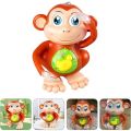 Electric Dancing Singing Monkey Toy With Music And LED Light For Infant Toddler Kids. 
