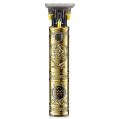 V-097 Professional Hair Trimmer for Men | Limited Edition Gold, Turbo Motor, LED Display - Baseonlineshopping. 