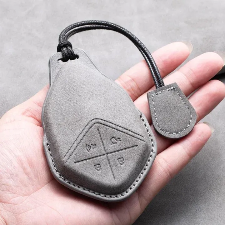 Xiangliang%204%20Buttons%20Car%20Remote%20Key%20Case%20Cover%20for%20Changan%20Deepal%20S7%20SL03%20Leather%20Car%20Key%20Shell%20Fob%20Holder%20Protector%20Keychain%20for%20Deepal%20-%20Image%206