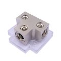 Car Audio Amplifier Power Distribution Block 1 in 2 Out Way Power. 