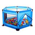 TinyGuard Hexa Play Zone – Infant Playpen and Ball Pool with Soft Mesh Walls for Visibility and Comfort. 