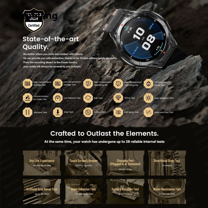 Wenefang%202025%20For%20HUAWEI%20NEW%20outdoor%20Smart%20Watch%201.43''%20AMOLED%20Display%20Outdoor%20High%20Quality%20Compass%20Built-in%20AGPS%20Bluetooth%20Call%2010ATM%20SWIM%20Smartwatch%20-%20Image%202